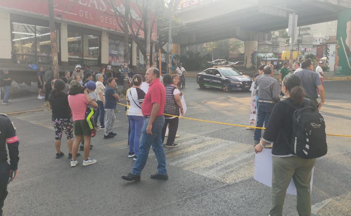 Crisis por falta de agua en Tlalnepantla: vecinos protestan. Foto: Especial