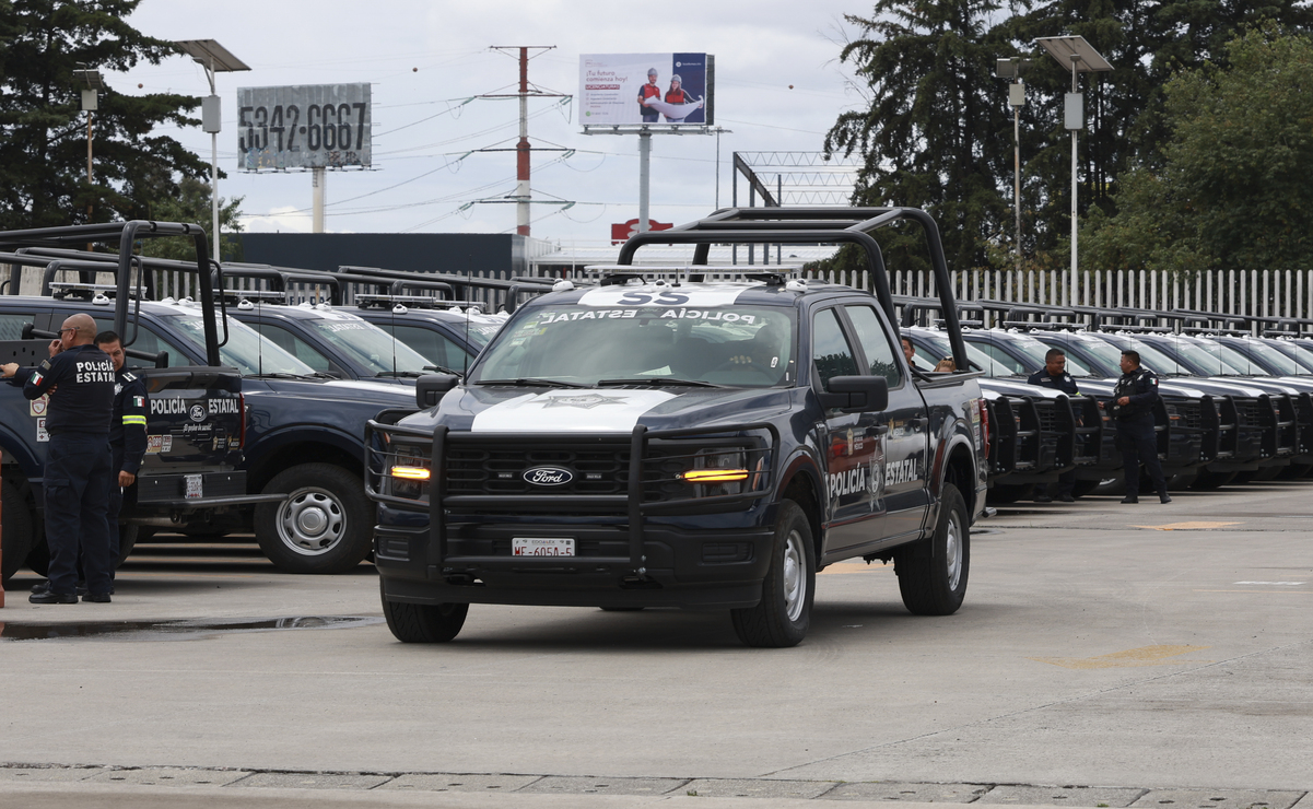 Se desplegarán 10 mil elementos en coordinación con la Guardia Nacional y las policías municipales. Foto: Alejandro Vargas / El Universal Estado de México