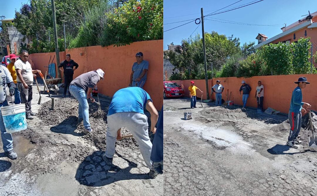 Los operadores se dieron a la tarea de reunir dinero propio para comprar la “materia prima” y hacer la mezcla. Foto: Especial