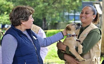 Gobernadora Delfina Gómez se compromete con animales de compañía