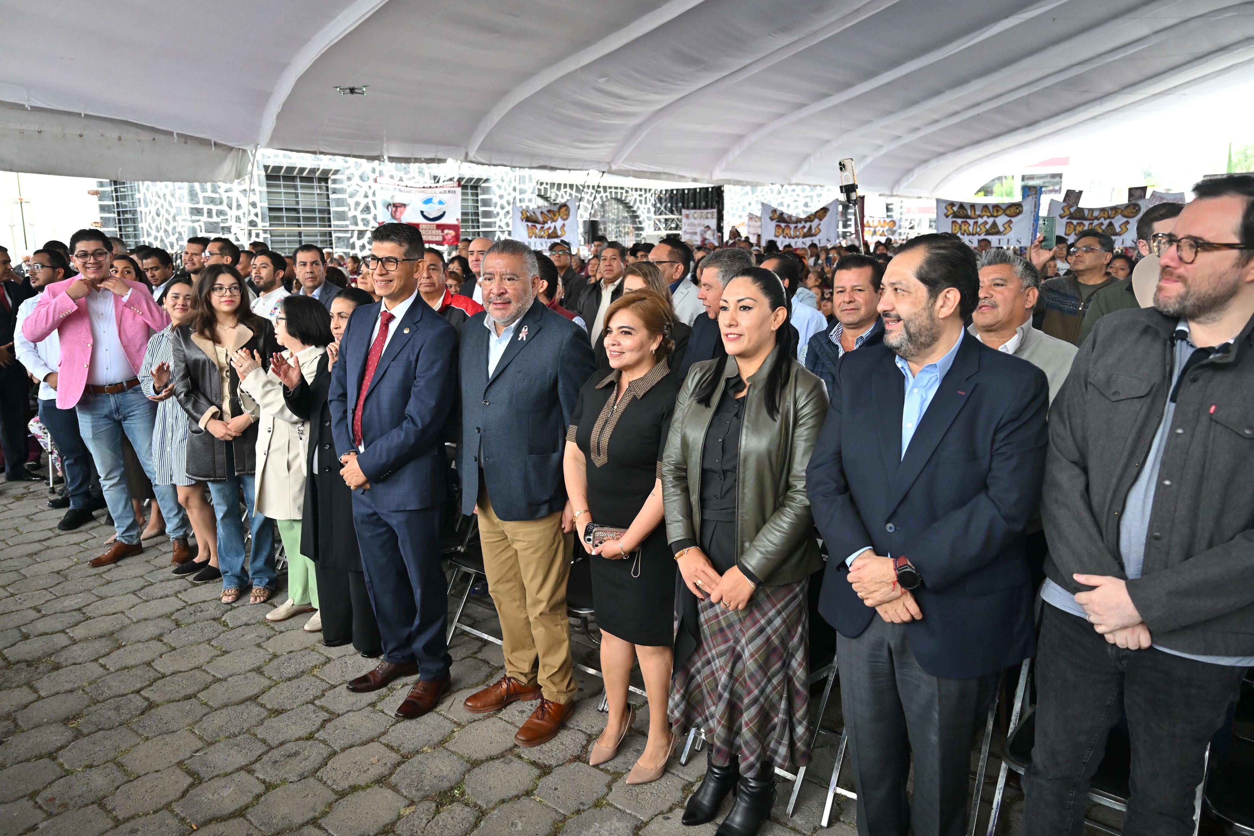 Reconoció la labor del Poder Legislativo en respaldo a las políticas de la Gobernadora Delfina Gómez y la Presidenta Claudia Sheinbaum