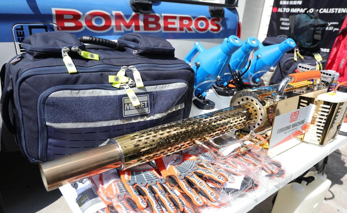 Se realizó una inversión de 7 millones de pesos para los cuerpos de bomberos. Foto: Especial.