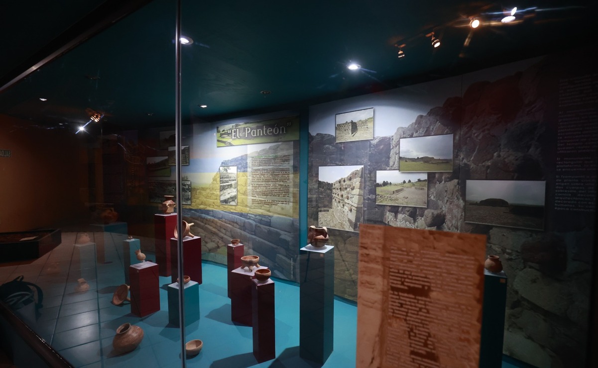 La zona arqueológica, cuenta con cinco conjuntos abiertos: El Calmécac o Palacio; el Templo circular dedicado al Quetzalcóatl; el edificio dedicado a Tláloc, y el panteón. Foto: Alejandro Vargas