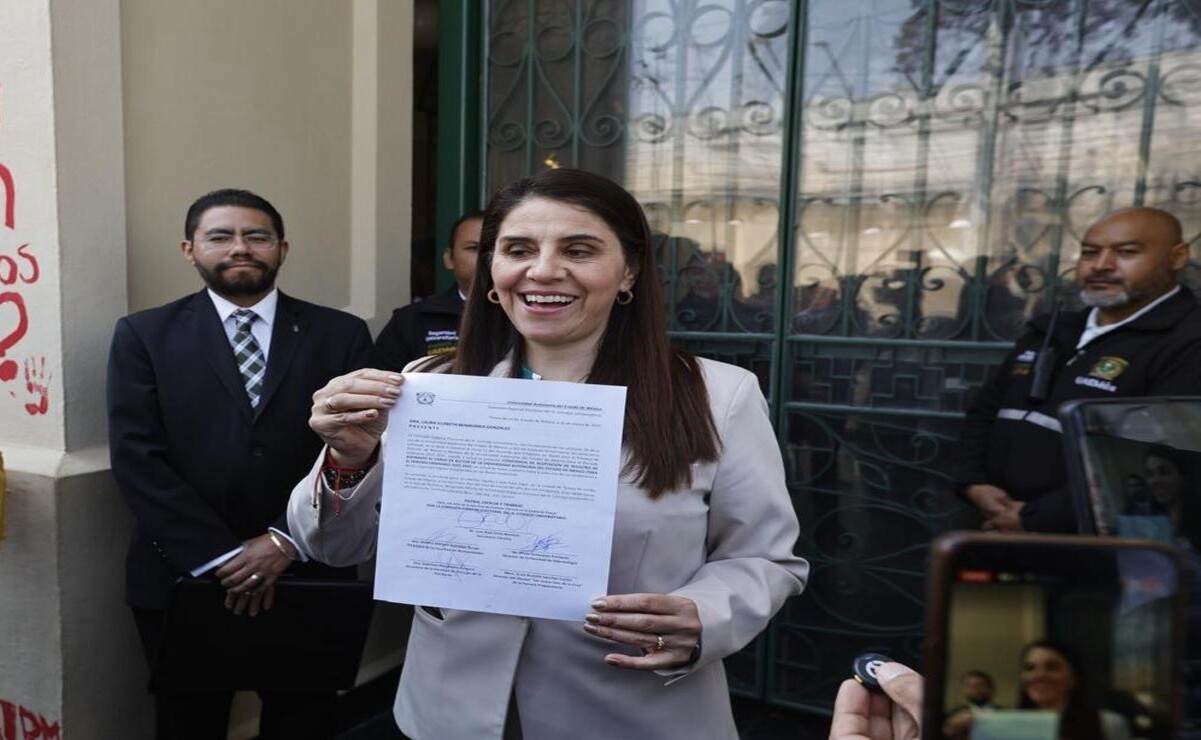 ¡Es Oficial! Laura Benhumea obtiene su registro como aspirante a la rectoría de la UAEMéx
