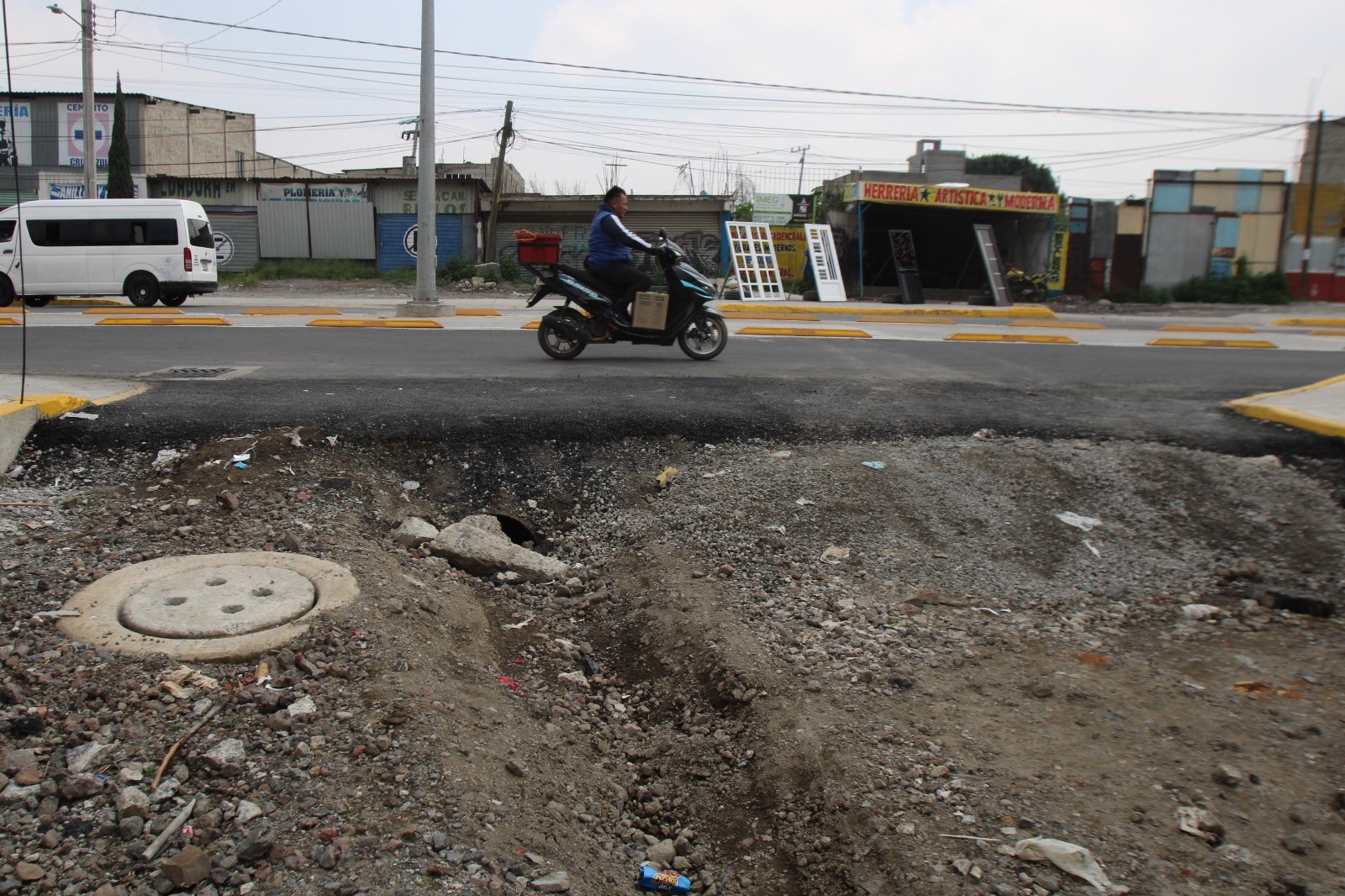 La inversión destinada a la construcción del Colector Solidaridad hidráulica supera los 450 millones de pesos / Foto Darío Luna