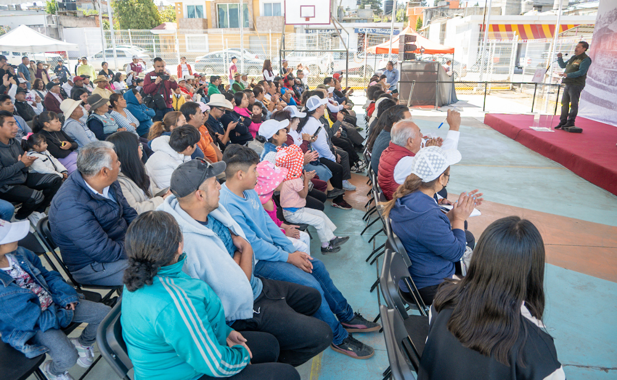 Trabajos de pintura, reparación y mejora transformaron el parque de Cerrillo Vista Hermosa, devolviéndole la vida. Foto: Especial