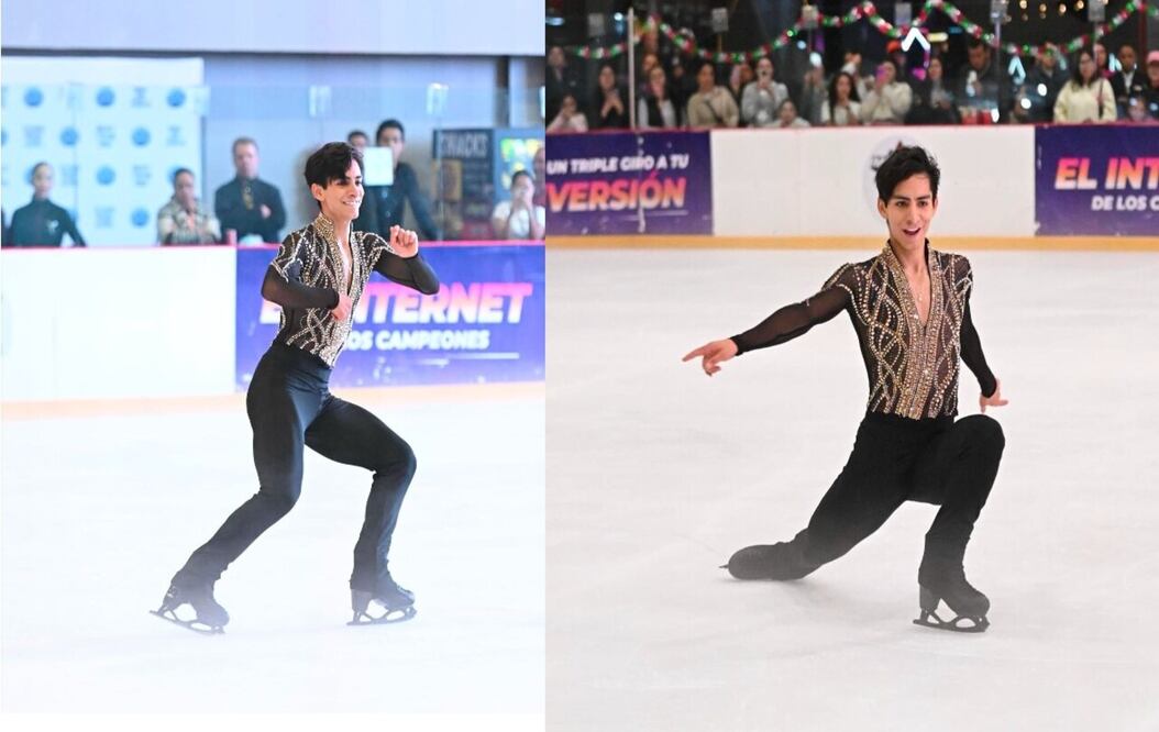 El patinador artístico se prepara para el cierre de temporada. Foto Especial