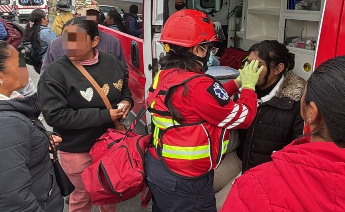 El accidente ocurrió en la carretera Toluca-Atlacomulco, a la altura del puente de San Bernabé. Foto: Especial