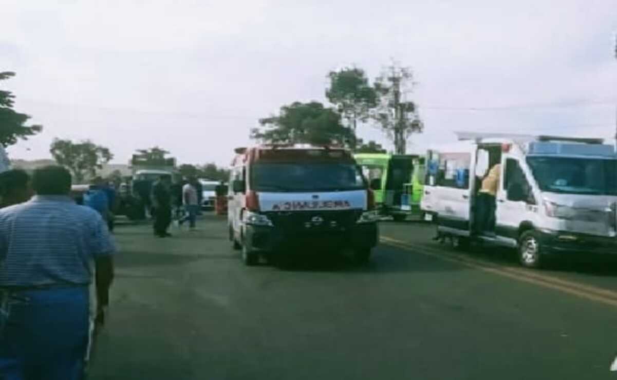 Choque frontal en Almoloya de Juarez deja un muerto y heridos