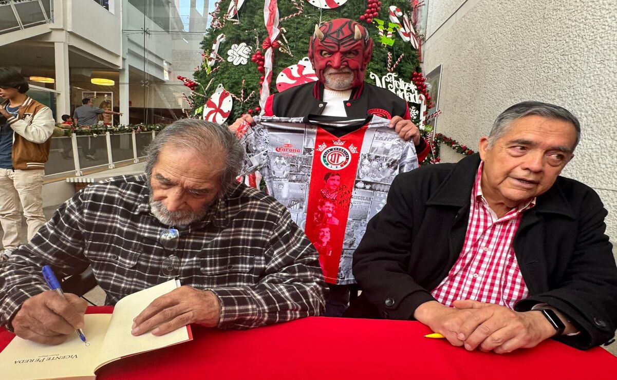 El periodista Pepe Nader fue quien bautizó al exjugador del Toluca como “El Diablo Mayor”. Foto: Alejandra Santillán