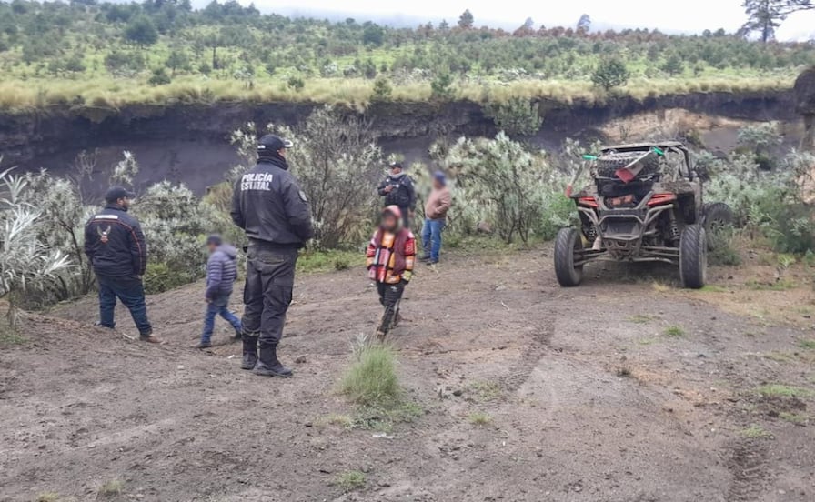 Rescatan a menor en el Parque Nacional Nevado de Toluca; Fue hallado en el paraje El Manzano