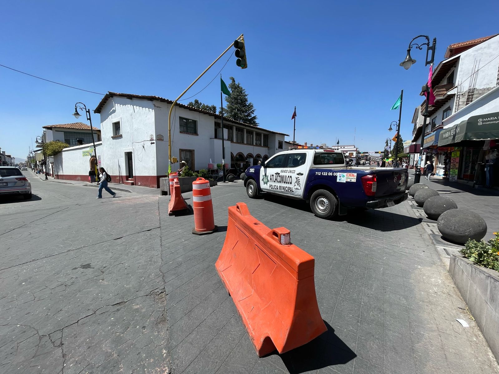 Desplegarán más de 30 elementos de seguridad (Estatal, Guardia Nacional y local). Foto Michelle Sánchez