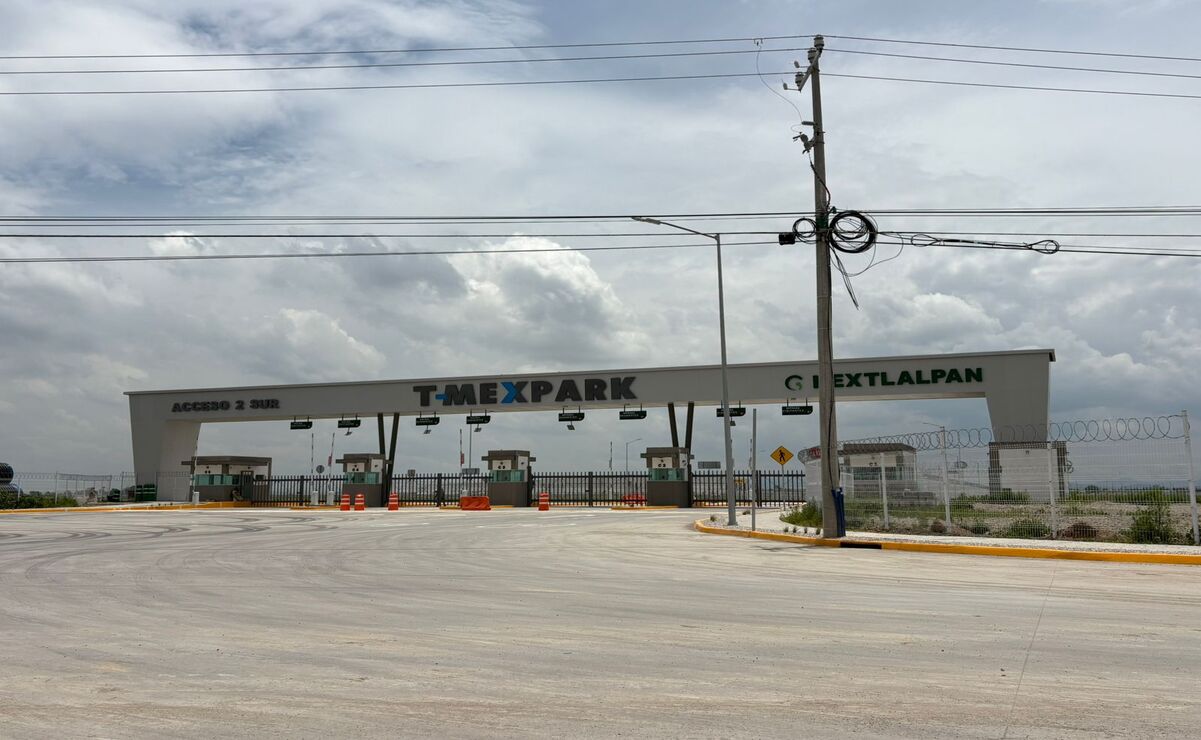 Las bodegas 1 y 2 del Mega Campus de la empresa logística DHL que ofrecerá servicios de transporte y almacenaje. Foto: Arturo Contreras / El Universal Estado de México