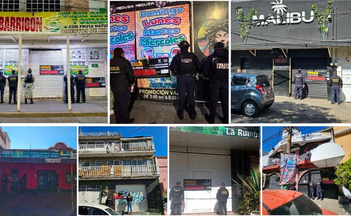 Operación Atarraya: Aseguran 7 bares más en Naucalpan y Tlalnepantla