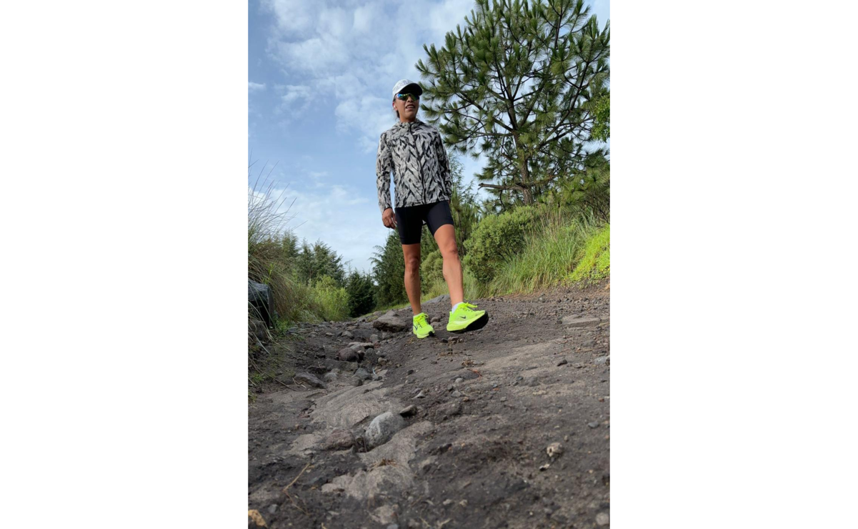 La maratonista mexiquense indicó que para dedicarse al maratón se necesita motivación, pues es una prueba larga y extrema. Foto: Especial