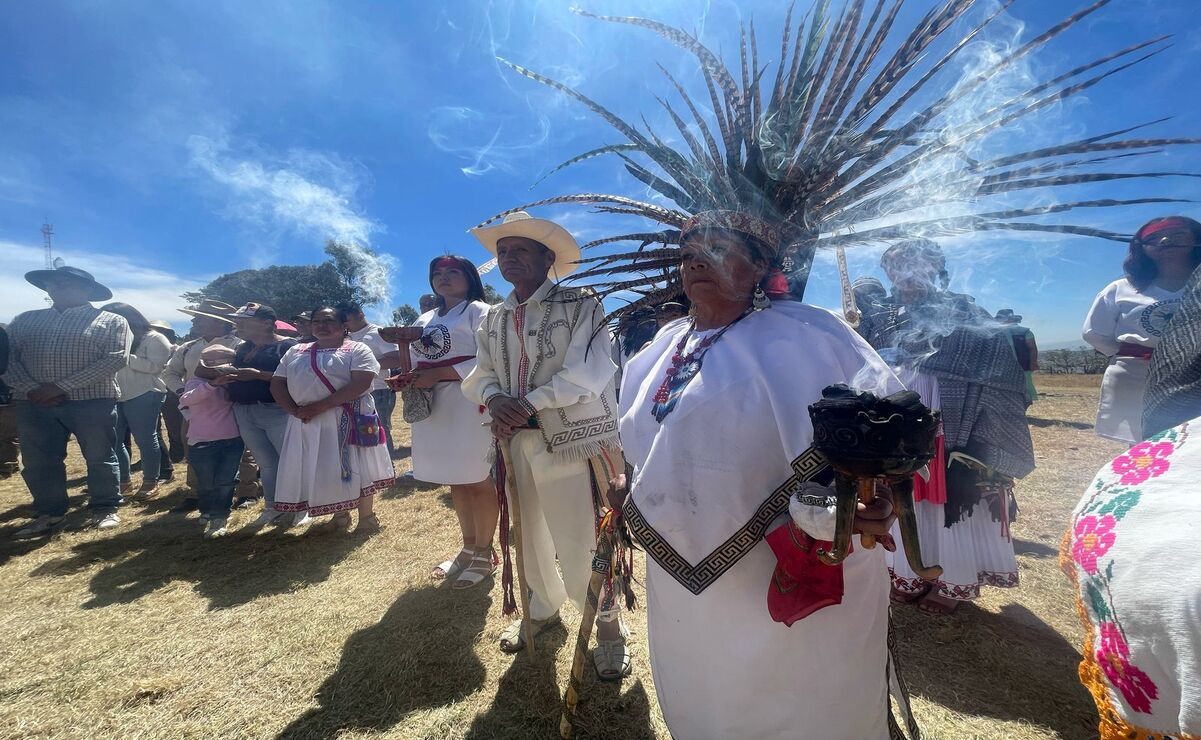 El liderazgo de Natalia Gutiérrez Navarrete ha sido clave para mantener vivas las tradiciones ancestrales. Foto: Michelle Sánchez / El Universal Estado de México