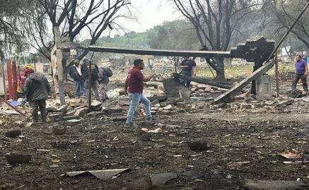 Tultepec: Inician peritajes en La Saucera tras explosión de polvorín que cobró dos vidas