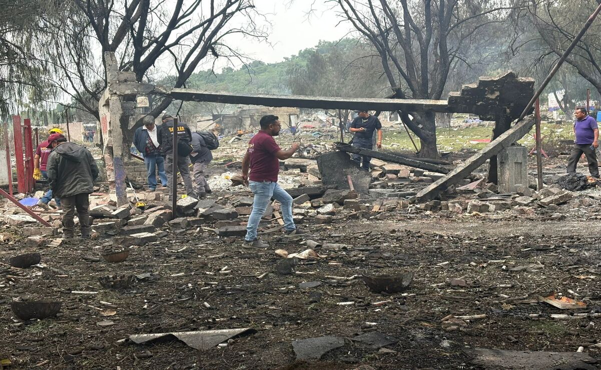 Tultepec: Inician peritajes en La Saucera tras explosión de polvorín que cobró dos vidas