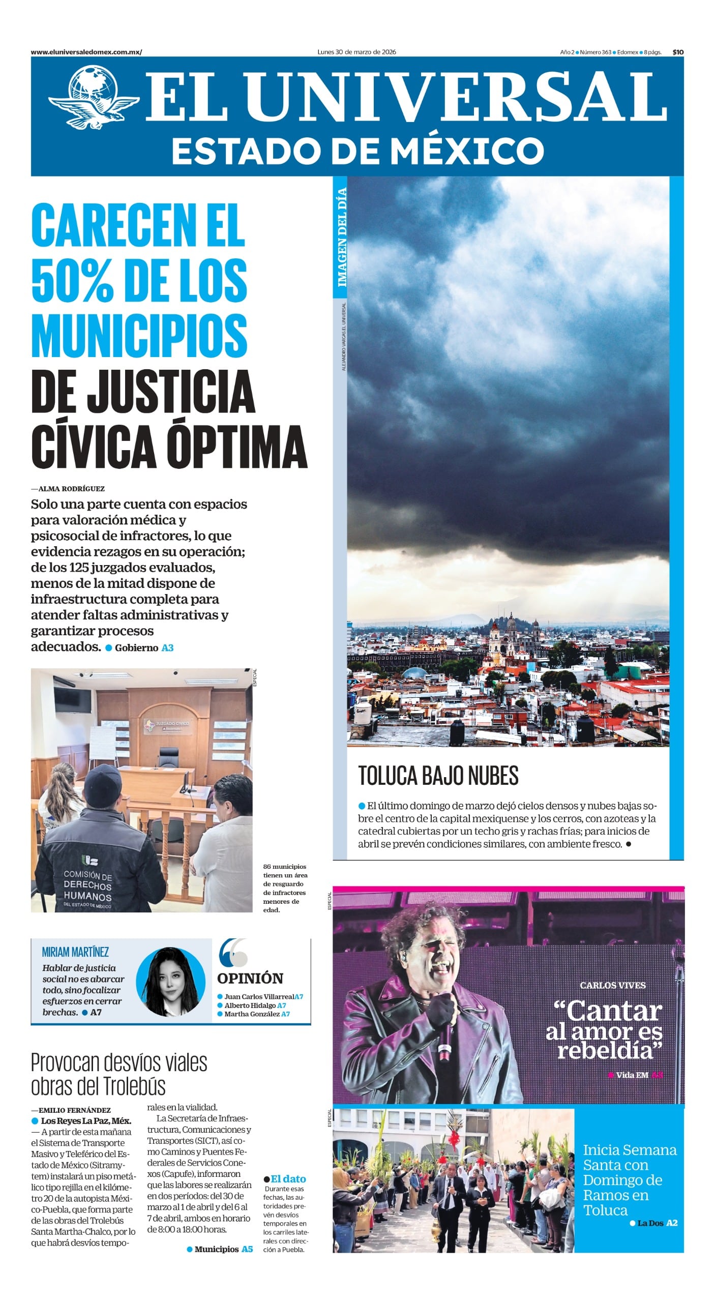 Portada 30 de marzo de 2026