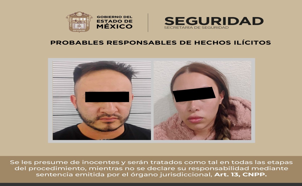 Yael “N” y Jazmín “N” fueron remitidos al del Ministerio Público para definir su estatus legal. Foto: Especial