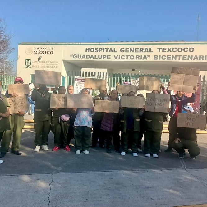 Las movilizaciones se intensificaron en los últimos días. Los inconformes aseguran que la falta de materiales de limpieza compromete la higiene de pacientes y personal médico. Foto: especial