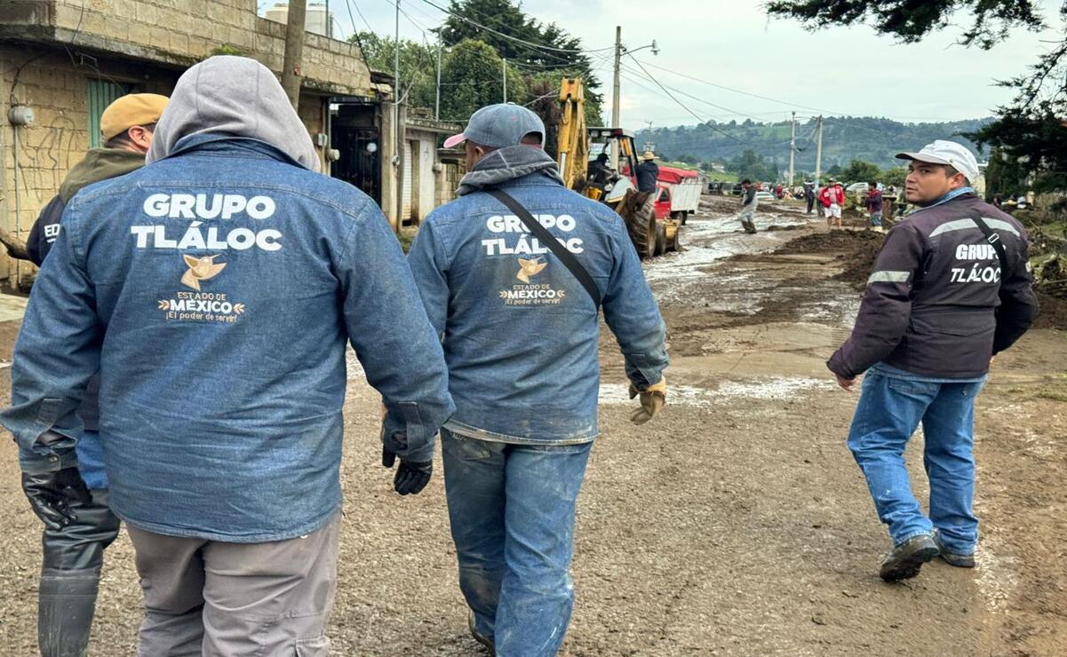Las autoridades indicaron que un taponamiento de basura en el Río Mazacalco provocó el desbordamiento de agua. Foto: Especial