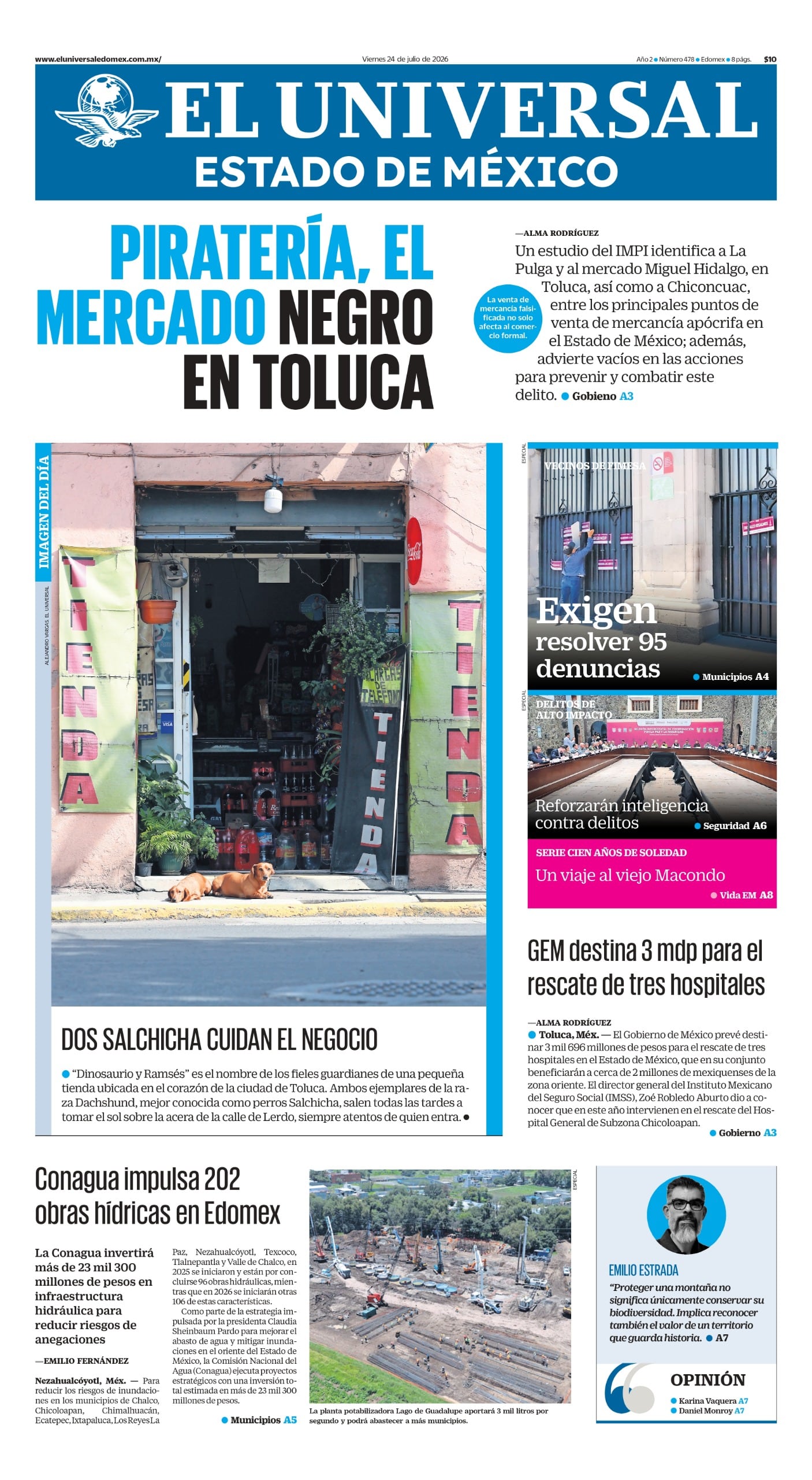 Portada 24 de julio de 2026