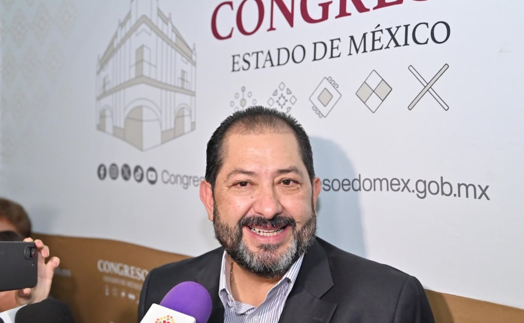 El diputado Francisco Vázquez, presidente de la Junta de Coordinación Política de la LXII Legislatura mexiquense, reconoció los resultados de la gobernadora Delfina Gómez al frente del Estado de México. Foto Especial