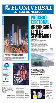 Portada del 06 de septiembre del 2026