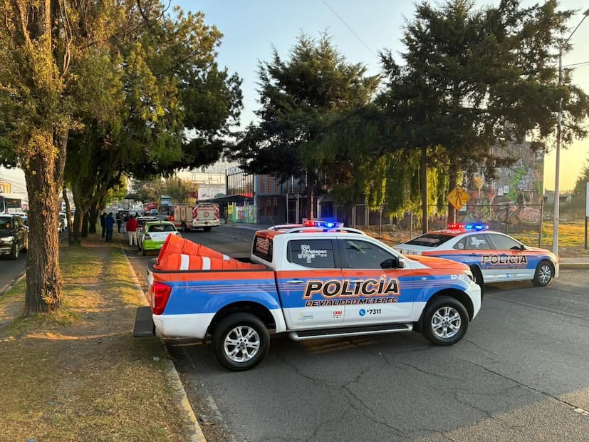 Un accidente automovilístico provocó el cierre de avenida Tecnológico y avenida Lerma, en el municipio de Metepec. Foto: especial