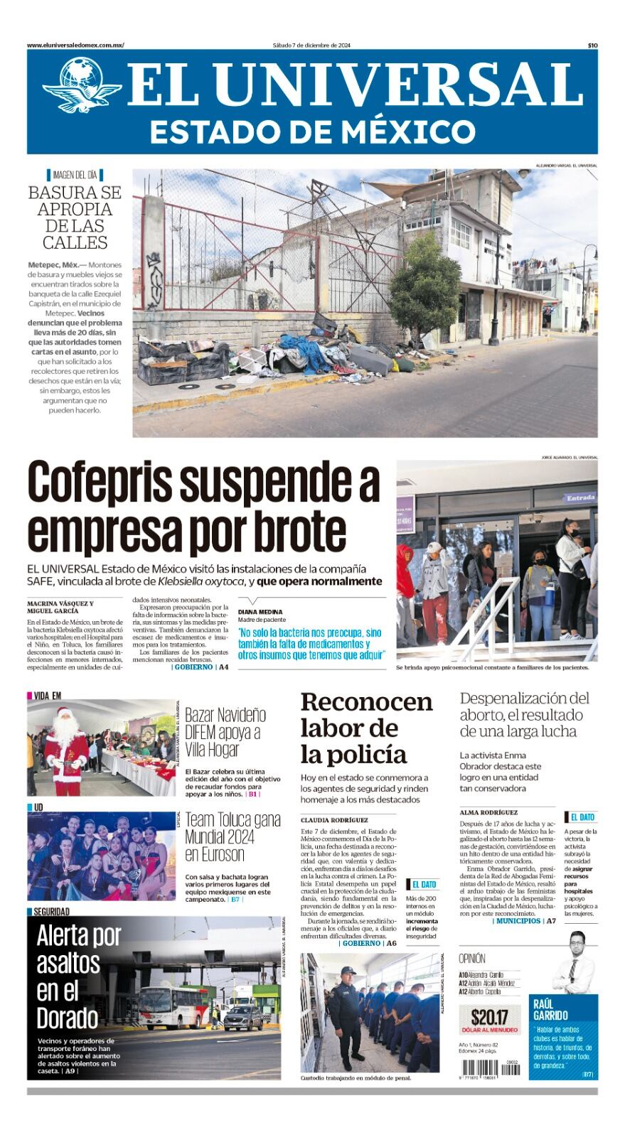 Portada Edomex 07 de diciembre