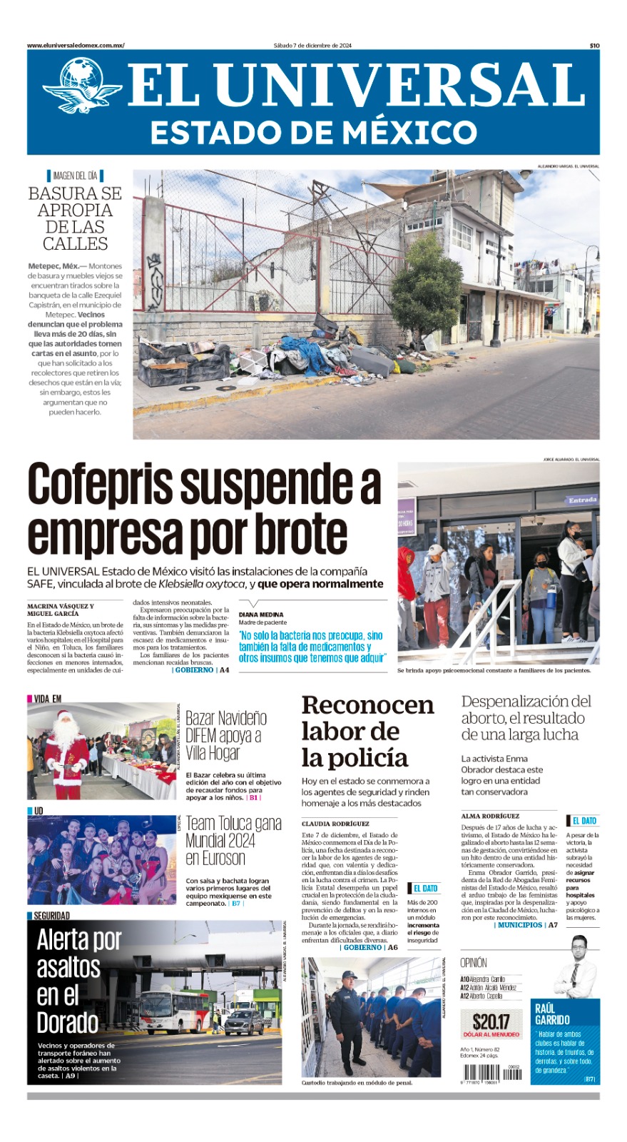 Portada Edomex 07 de diciembre