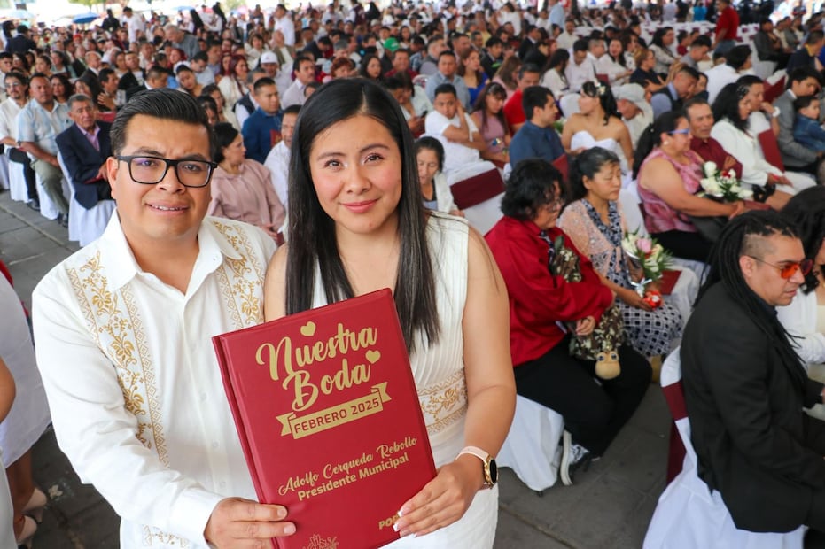 Además del acta de matrimonio, los contrayentes participarán en rifas de viajes todo pagado y electrodomésticos. Foto Especial