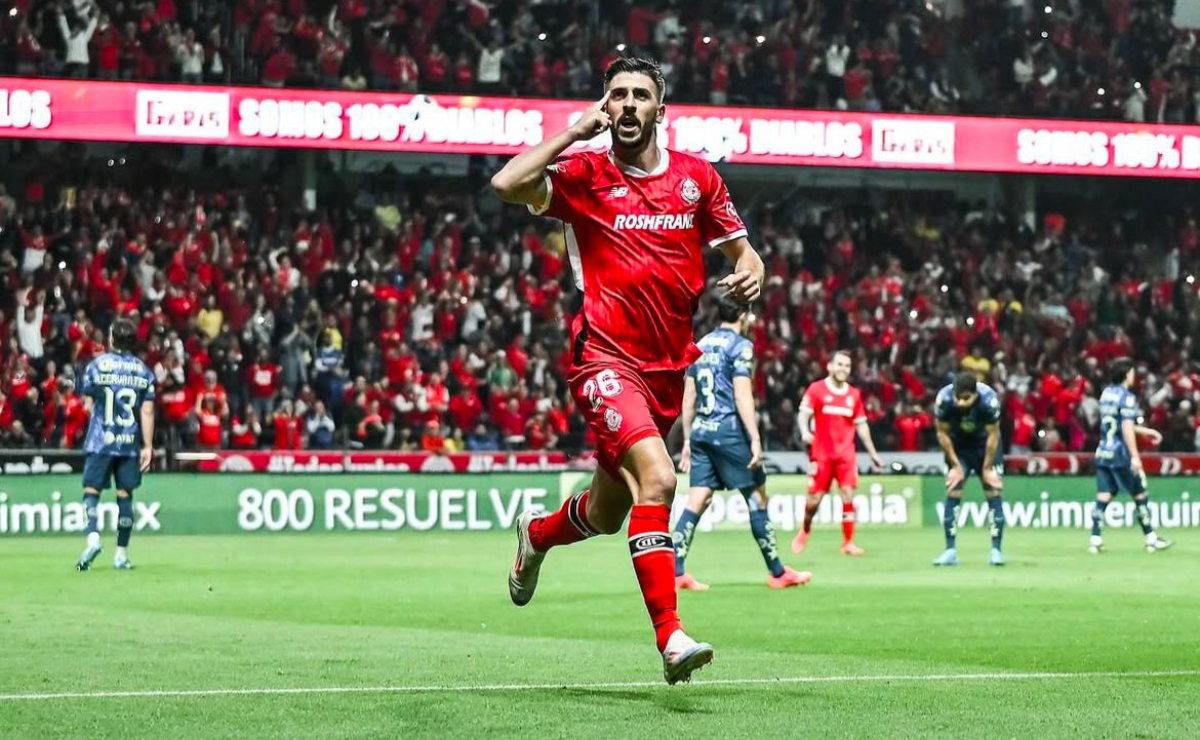 El brasileño fue el máximo goleador del Toluca y pieza clave en su ofensiva. Foto: Especial