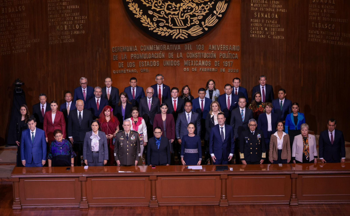 Gobernadora acompaña a la presidenta Claudia Sheinbaum en ceremonia Foto: Especial
