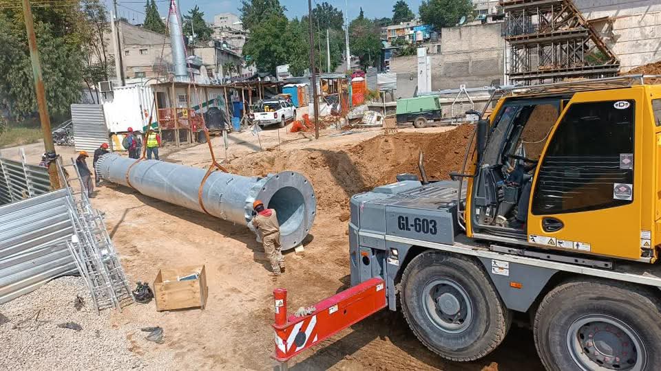 La construcción del Mexicable Línea 3 inició a mediados de 2024 / Foto Especial