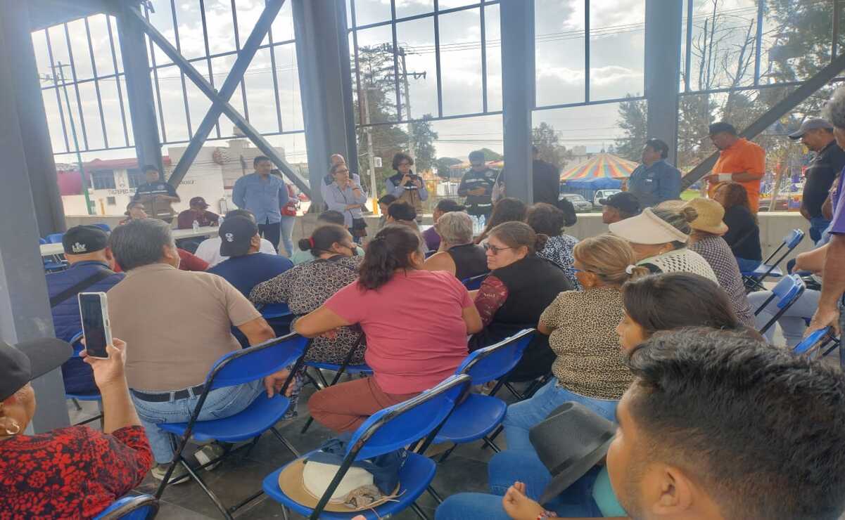 Habitantes de Tultepec exigen pavimento, drenaje y puentes peatonales antes de liberar por completo la construcción del Tren México-AIFA /Foto: Especial