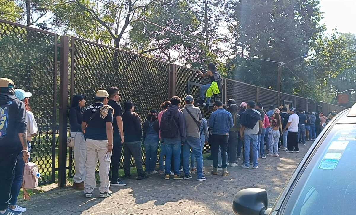 ¡Lleno total! Asistentes saltan la barda para entrar al Festival Las Cuatro Casas