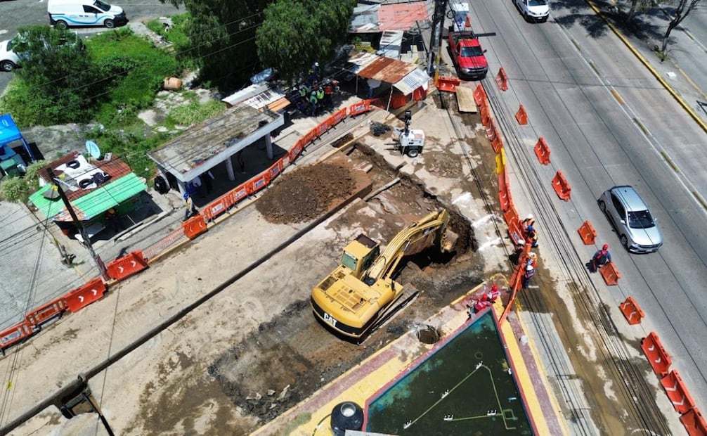 El proyecto de 200 millones de pesos busca conectar de forma eficiente al fraccionamiento Residencial Coacalco con la vía principal. Foto Especial