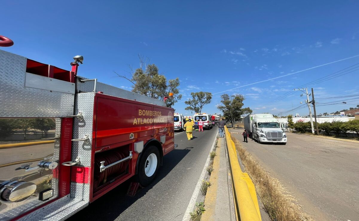 Se registra congestionamiento vial en la zona / Foto Michelle Sánchez