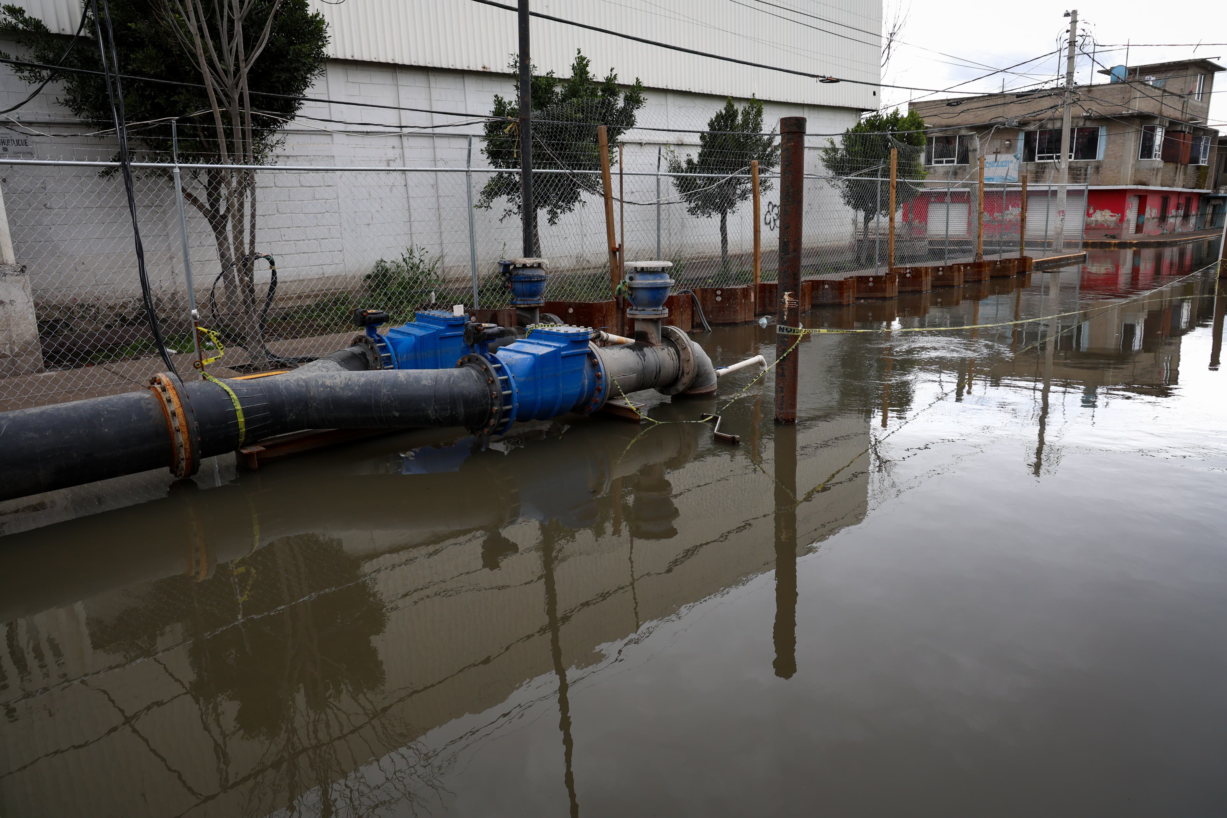 Los niveles bajaron porque se pusieron en operación los cárcamos de alivio que se hicieron hace unas semanas. Foto Luis Camacho