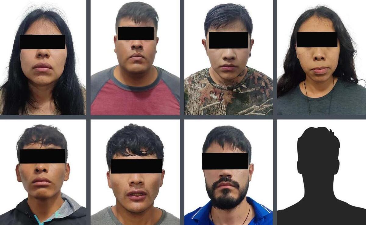 Detienen a siete integrantes del CJNG en Malinalco por delitos de alto impacto