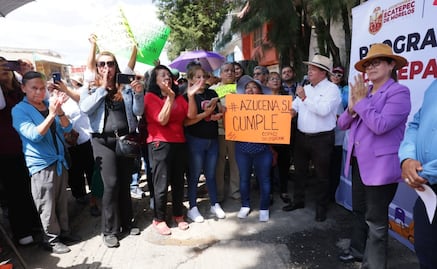 Con inversión y ahorro municipal, Azucena Cisneros repavimenta vialidades