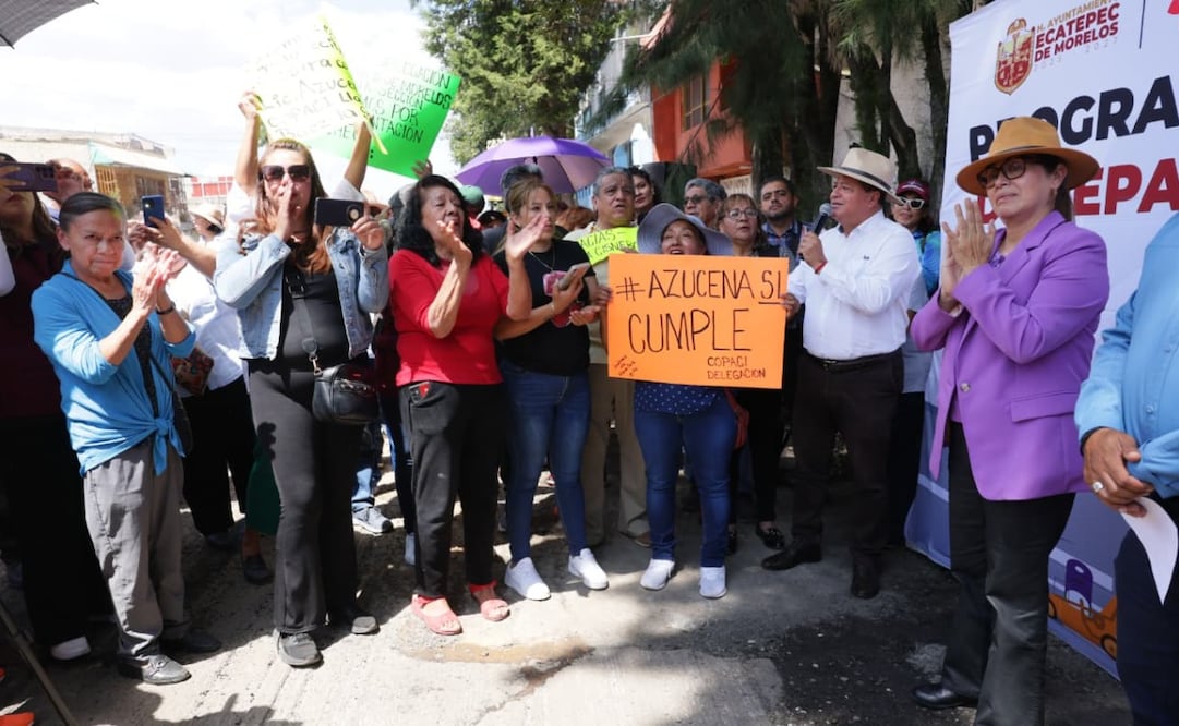 Vecinos de la zona celebran el inicio de los trabajos tras sufrir años de baches, riesgos viales y olvido institucional. Foto Especial