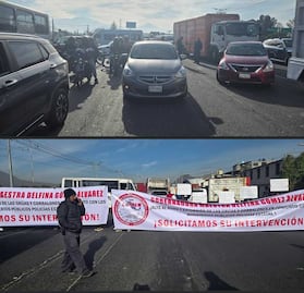 Transportistas liberan la México-Puebla y el Circuito Exterior Mexiquense tras pactar diálogo