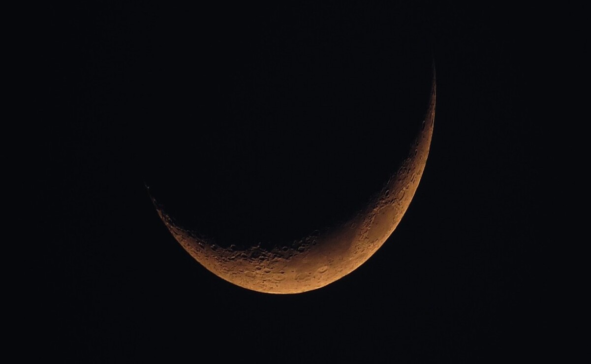 Luna nueva fue el 1 de noviembre. Foto: Especial.