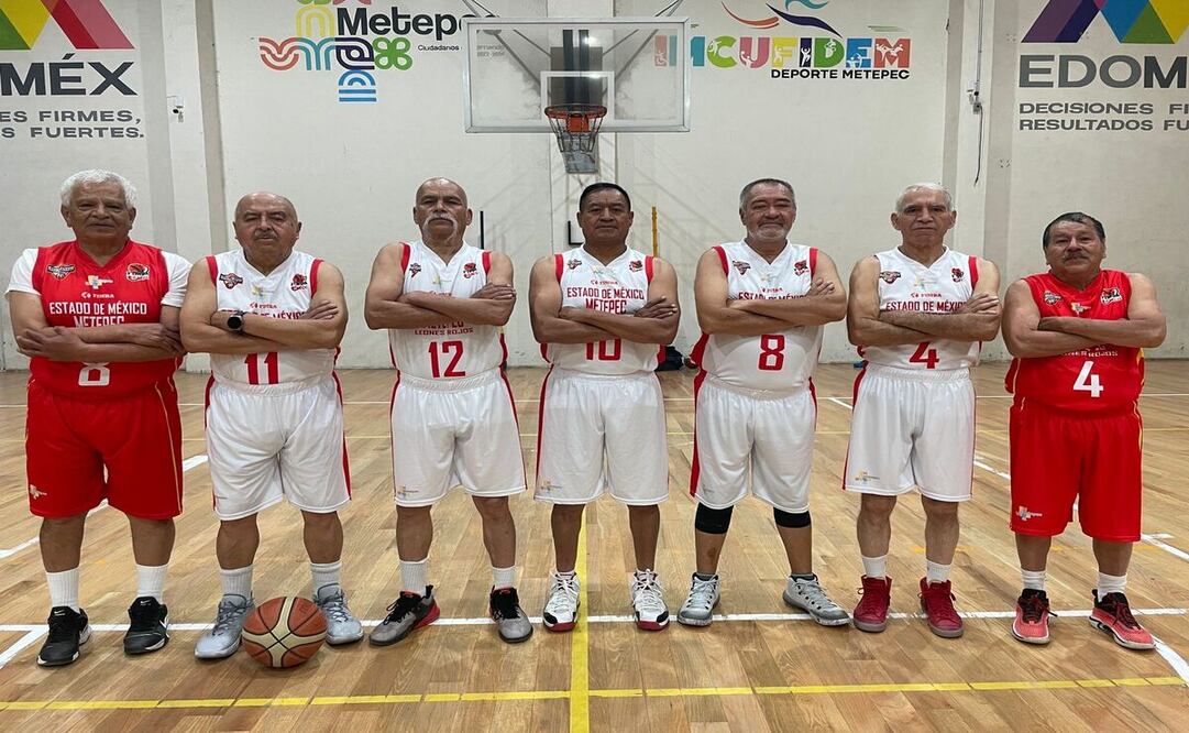 El equipo Leones Rojos de Metepec representará al Edomex, en el Campeonato Nacional de Maxibaloncesto. Foto: Especial