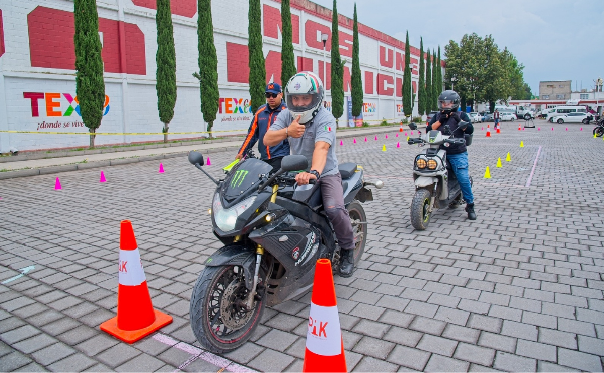 Abren el quinto módulo de certificación para motociclistas en Edomex, ahora en Tlalnepantla. Más facilidad para tu seguridad vial. Foto: Especial