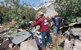 Desmantelan asentamientos irregulares en barranca de Chimalhuacán por alto riesgo de deslaves