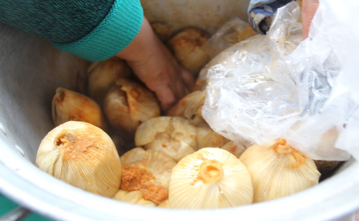 Los tamales de ollita se han convertido en un símbolo de identidad de Ocoyoacac. Foto: Karen Aldama